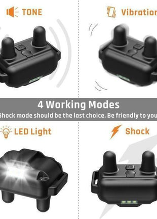 3000 FT Dog Training US Collar Rechargeable Remote Shock PET Puce Gaia