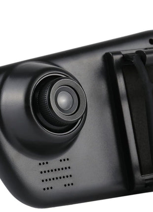 1080P HD Rearview Mirror Car DVR Dual Dash Cam Camera Front Rear Video Puce Gaia