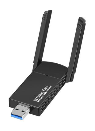 USB 3.0 Wireless WIFI Adapter 1300Mbps Long Range Dongle Dual Band Puce Gaia