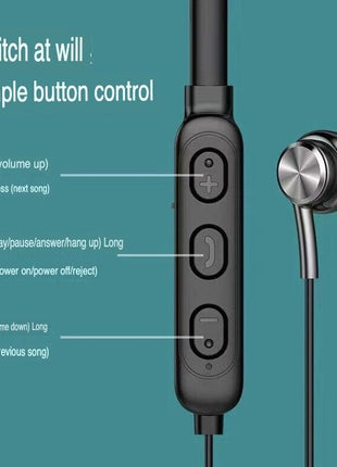 Waterproof Bluetooth 5.0 Earbuds Stereo Sport Wireless Headphones in Puce Gaia