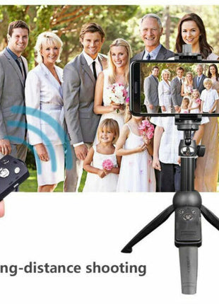 Selfie Stick Tripod 40" Bluetooth Remote Portable for iPhone and Puce Gaia