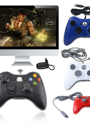 Wired Controller USB For PC Compatible With Xbox 360 / Windows 7 8 10 Puce Gaia