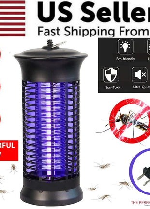 Electric Fly Gnat Killer Lamp Pests Fly Insect Trap Mosquito Bug Puce Gaia
