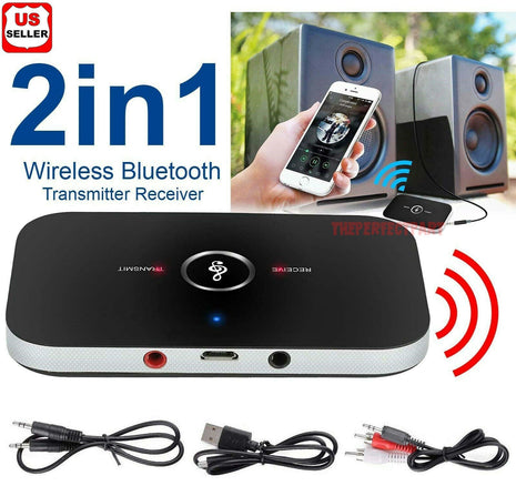 Bluetooth 5.0 Transmitter Receiver 2 IN 1 Wireless Audio 3.5mm Jack Puce Gaia