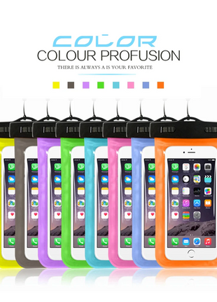 3 Pack Waterproof Floating Cell Phone Pouch Dry Bag Case Cover For Puce Gaia