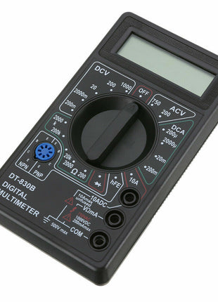 7 Fn Digital Multimeter AC DC Voltage Volt 10 Amp Current Resistance Puce Gaia