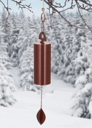 Large Deep Resonance Serenity Metal Bell Heroic Wind Chimes Outdoor Puce Gaia