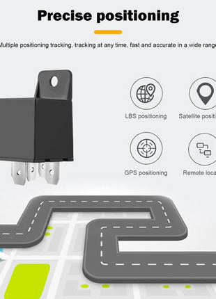 GPS Tracker Real-Time Tracking Locator Device GPRS GSM Car/Motorcycle Puce Gaia
