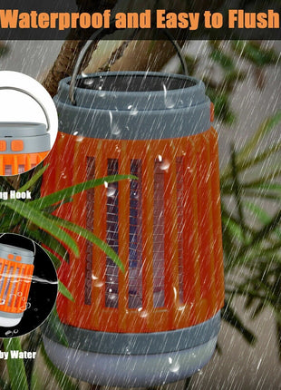 Solar USB Mosquito Killer Light Electronic Fly Bug Insect Zapper Trap Puce Gaia