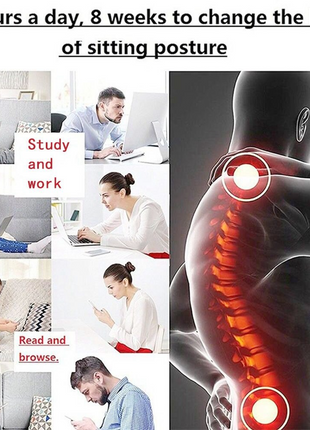 Adjustable Posture Corrector Low Back Support Shoulder Brace Belt For Puce Gaia