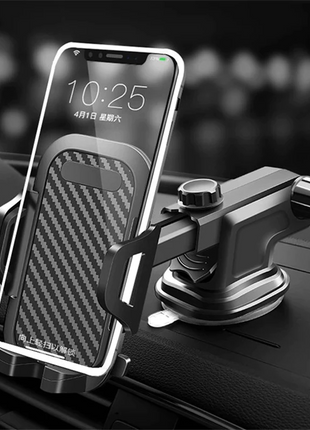 360° Universal Mount Holder Car Stand Windshield For Mobile Cell Phone Puce Gaia