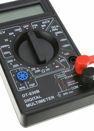 7 Fn Digital Multimeter AC DC Voltage Volt 10 Amp Current Resistance Puce Gaia