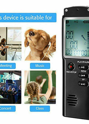 32G Voice Activated Mini Digital Sound Audio Recorder Dictaphone MP3 Puce Gaia