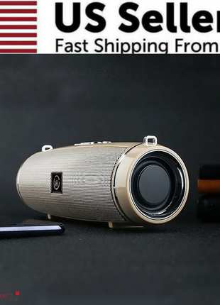 Bluetooth 5.1 Speaker Wireless Waterproof Outdoor Stereo LOUD Bass Puce Gaia