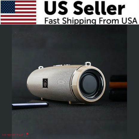 Bluetooth 5.1 Speaker Wireless Waterproof Outdoor Stereo LOUD Bass Puce Gaia