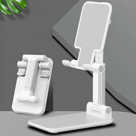 Adjustable Cell Phone Tablet Stand Desktop Holder Mount Mobile Phone Puce Gaia