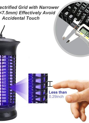 Electric Fly Gnat Killer Lamp Pests Fly Insect Trap Mosquito Bug Puce Gaia