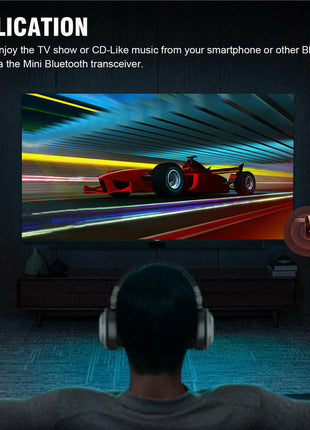 USB Wireless Bluetooth 5.0 Transmitter Receiver 2in1 Audio Adapter Puce Gaia