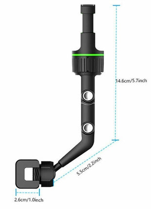 360° Car Rearview Mirror Rotation Adjustable Phone Holder Mount Puce Gaia