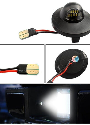 2X LED License Plate Light Rear Bumper Tag Assembly Lamp For Ford F150 Puce Gaia