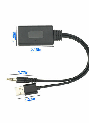 2 In 1 USB Bluetooth 5.0 Transmitter Receiver Adapter Wireless For PC Puce Gaia