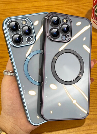 For Apple iPhone 14 13 12 11 Pro Max Case Mag Safe Magnetic Camera Puce Gaia
