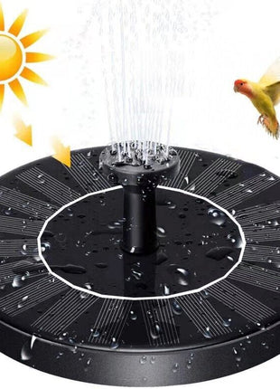 Solar Power Bird Bath Fountain Pump Upgrade 1.4W Solar Fountain With 4 Puce Gaia