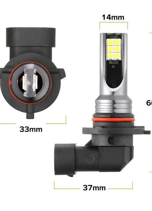 9005 9006 LED Headlights Kit Combo Bulbs 8000K High Low Beam Super Puce Gaia