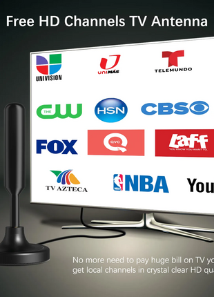 5600Miles Upgraded TV Antenna HDTV Amplified Digital 4K 1080P Long Puce Gaia