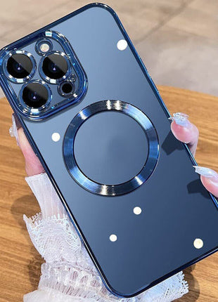 For Apple iPhone 14 13 12 11 Pro Max Case Mag Safe Magnetic Camera Puce Gaia