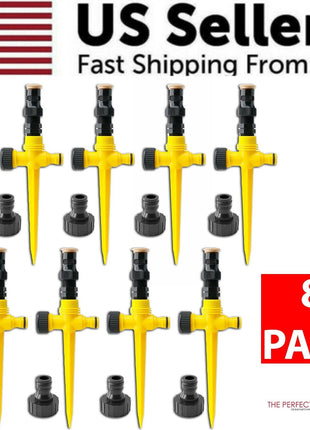 360° Rotation Auto Irrigation System Garden Lawn Sprinkler Patio Save Puce Gaia