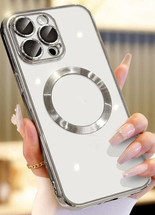 For Apple iPhone 14 13 12 11 Pro Max Case Mag Safe Magnetic Camera Puce Gaia