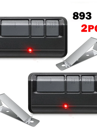 2 For Chamberlain LiftMaster Garage Door Opener Remote 893LM 953EV-P2 Puce Gaia