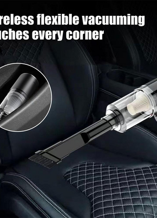120W Cordless Handheld Vacuum Cleaner Small Mini Portable Car Auto Puce Gaia