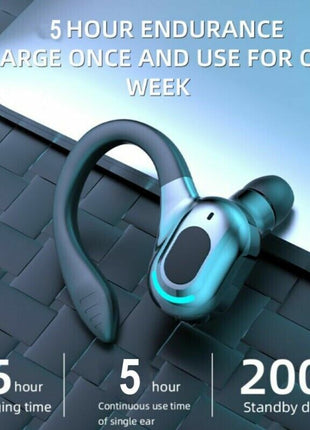 New Bluetooth 5.1 Headset Wireless Earbuds Earphones Stereo Headphones Puce Gaia