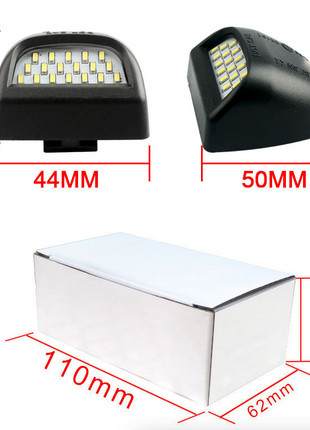 For 00-06 Chevy Tahoe Suburban GMC Yukon XL LED License Plate Light Puce Gaia