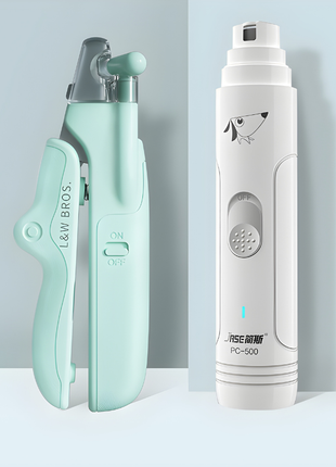 Pet Nail Clippers With LED Light Dogs Cat Nail Scissors Professional Trimmer Tool Care Grooming Supplies TECNO GADGETS