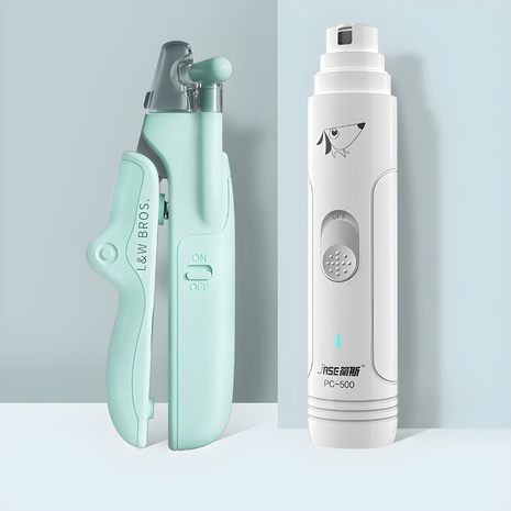 Pet Nail Clippers With LED Light Dogs Cat Nail Scissors Professional Trimmer Tool Care Grooming Supplies TECNO GADGETS