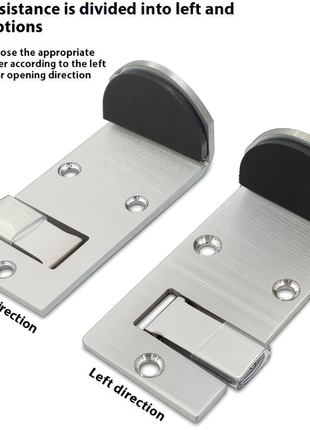 Stainless Steel Door Stop Locator for Fast Food Restaurants TECNO GADGETS