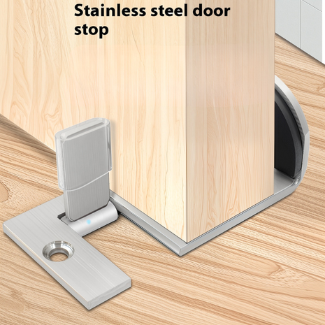 Stainless Steel Door Stop Locator for Fast Food Restaurants TECNO GADGETS