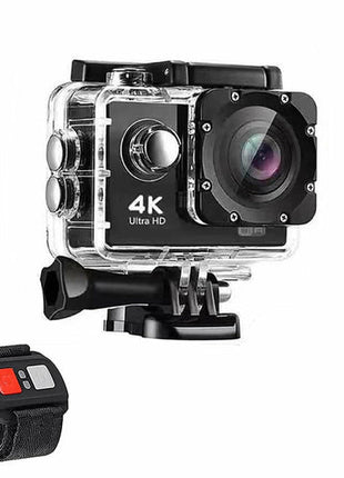 4K  Waterproof All Digital UHD WiFi Camera + RF Remote And Accessories Salmon Lucky