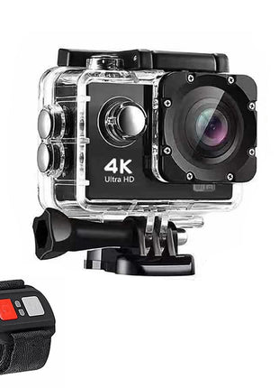 4K  Waterproof All Digital UHD WiFi Camera + RF Remote And Accessories Salmon Lucky