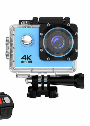 4K  Waterproof All Digital UHD WiFi Camera + RF Remote And Accessories Salmon Lucky
