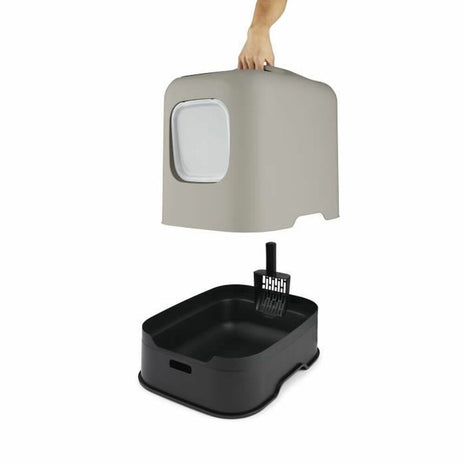 Cat Litter Box Rotho My Pet CAPUCCINO Plastic Bigbuy