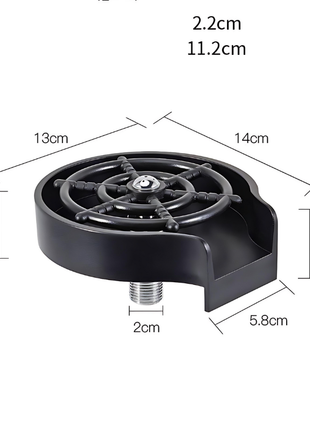 Bar Counter Cup Washer, High-Pressure Automatic Faucet for Quick Cleaning TECNO GADGETS