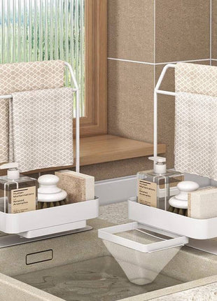 Rag Draining Kitchen Storage Rack – Practical Kitchen Gadget - TECNO GADGETS