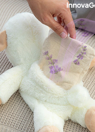 Sheep Soft Toy with Warming and Cooling Effect Wooly InnovaGoods Bigbuy