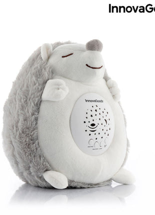 Hedgehog Soft Toy with White Noise and Nightlight Projector Spikey Bigbuy