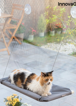 Hanging Cat Hammock Catlax InnovaGoods Bigbuy
