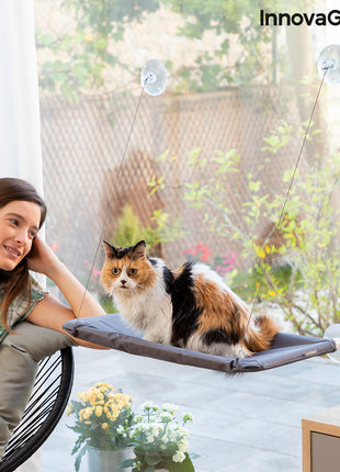 Hanging Cat Hammock Catlax InnovaGoods Bigbuy
